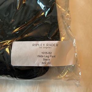 NWT Ripley Rader Ponte Wide Leg Pant Black